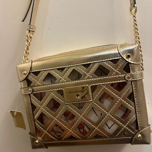 NWT Michael Kohrs Theodora Bag Gold Crossbody